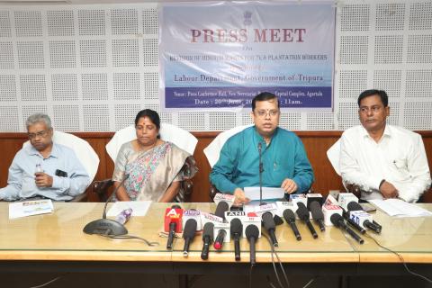 Press Meet of Hon'ble Minister