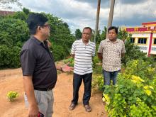 Visit to sites for construction of District Labour Offices